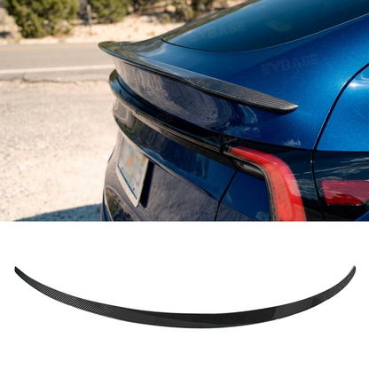Model Y Juniper Standard Real Carbon Fiber Rear Spoiler Wing OEM Style Rear Trunk Splitter