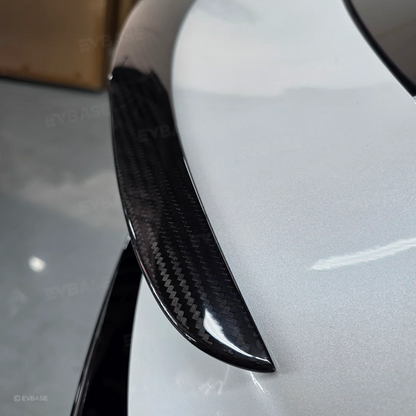 Model Y Juniper Standard Real Carbon Fiber Rear Spoiler Wing OEM Style Rear Trunk Splitter