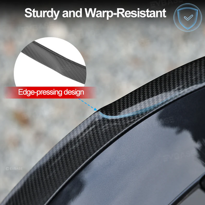 Model Y Juniper Standard Real Carbon Fiber Rear Spoiler Wing OEM Style Rear Trunk Splitter