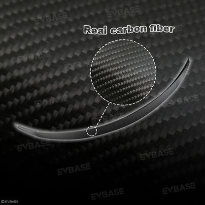 Model Y Juniper Standard Real Carbon Fiber Rear Spoiler Wing OEM Style Rear Trunk Splitter