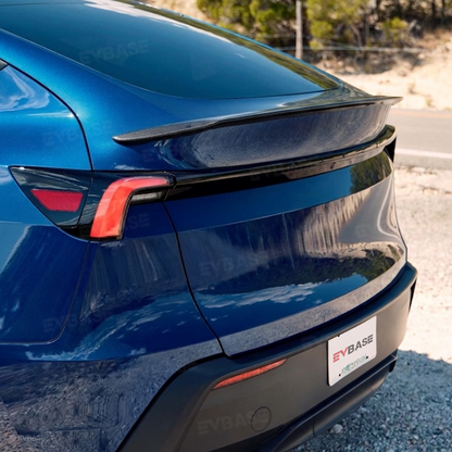 Model Y Juniper Standard Real Carbon Fiber Rear Spoiler Wing OEM Style Rear Trunk Splitter