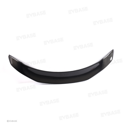 Model Y Juniper V-Style Rear Spoiler Flexible Urethane Carbon Fiber Rear Trunk Lip Spoiler for Tesla