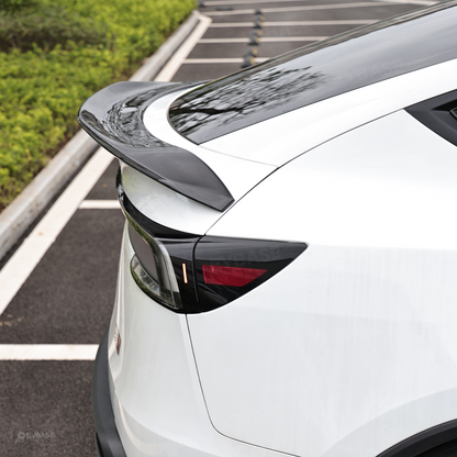 Model Y Juniper V-Style Rear Spoiler Flexible Urethane Carbon Fiber Rear Trunk Lip Spoiler for Tesla