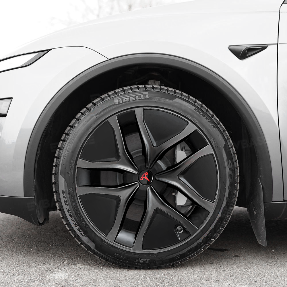 Model Y Juniper Wheel Covers 19 Inch Crossflow Wheels Hubcaps Inspired ...