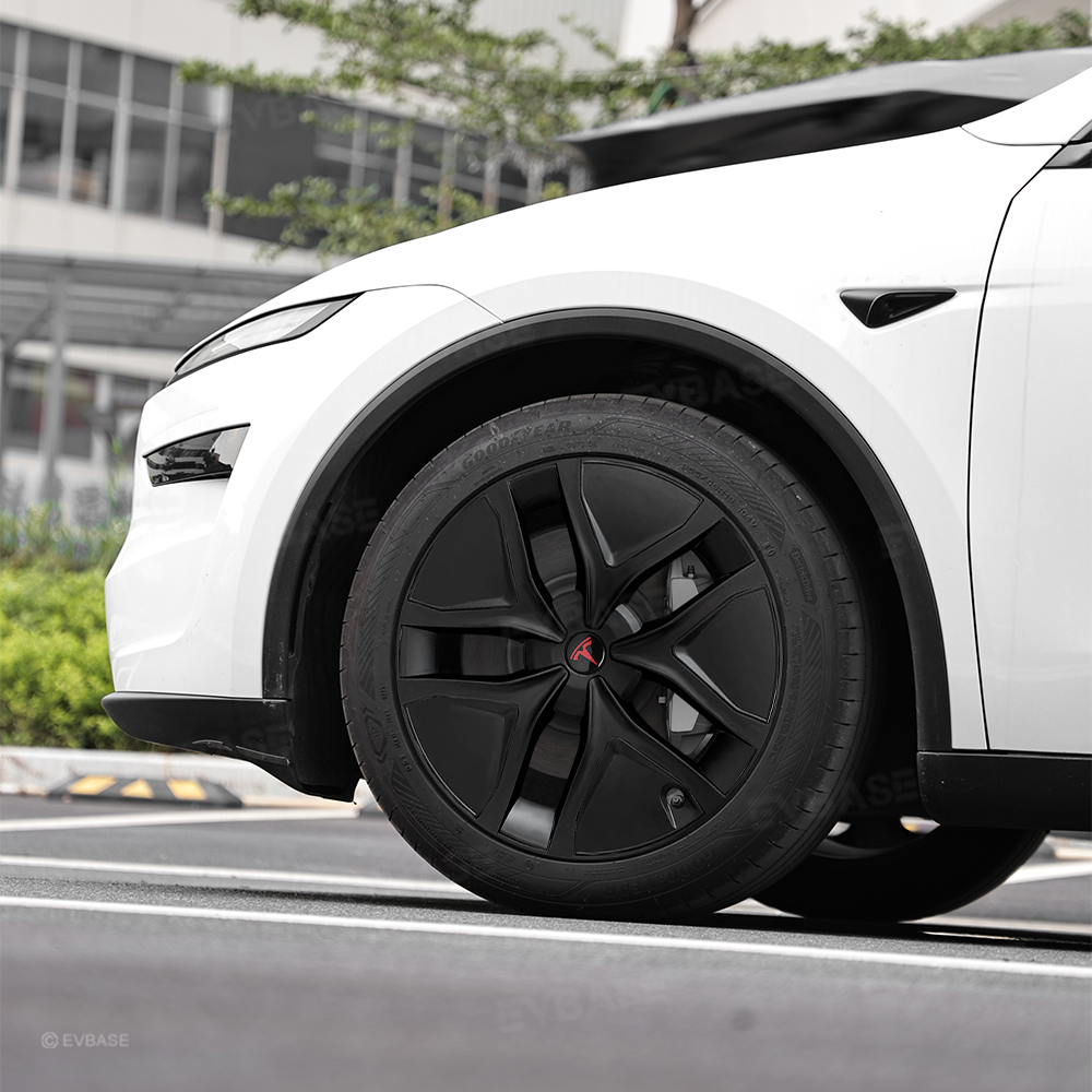 Model Y Juniper Wheel Covers 19 Inch Crossflow Wheels Hubcaps Inspired By Model Y Performance