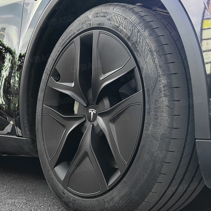 Model Y Juniper Wheel Covers 19 Inch Crossflow Wheels Hubcaps Inspired By Model Y Performance