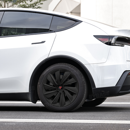 Model Y Juniper Wheel Covers 19 Inch Induction Style Matte Black Hubcaps Rim Covers for Tesla