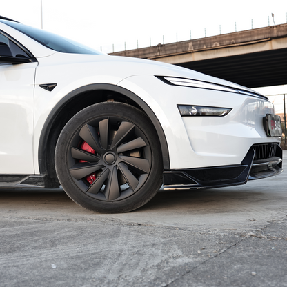 Model Y Juniper Wheel Covers 19 Inch Induction Style Matte Black Hubcaps Rim Covers for Tesla