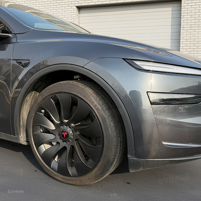 Model Y Juniper Wheel Covers 20" Helix 2.0 Wheels Überturbine Style Matte Hubcaps