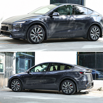Model Y Juniper Wheel Covers for 19 Inch Tesla Wheel Spiral Style Aero Tesla Hub Caps 4PCS