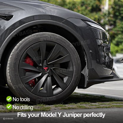 Model Y Juniper Wheel Covers for 19 Inch Tesla Wheel Spiral Style Aero Tesla Hub Caps 4PCS