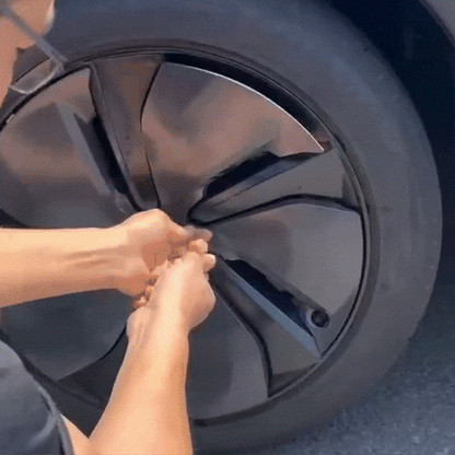 Model Y Juniper Wheel Covers for 19 Inch Tesla Wheel Spiral Style Aero Tesla Hub Caps 4PCS