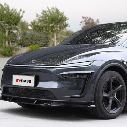 Model Y Juniper Front Lip ABS Bumper Lip Splitter with Fang-Style for Tesla