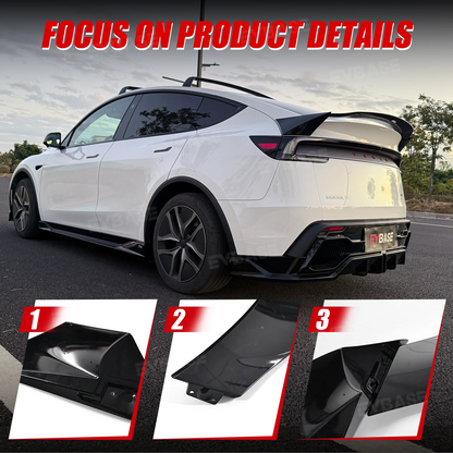 Model Y Juniper Rear Spoiler Performance Style Glossy Black Trunk Lip Spoiler Wing for Tesla