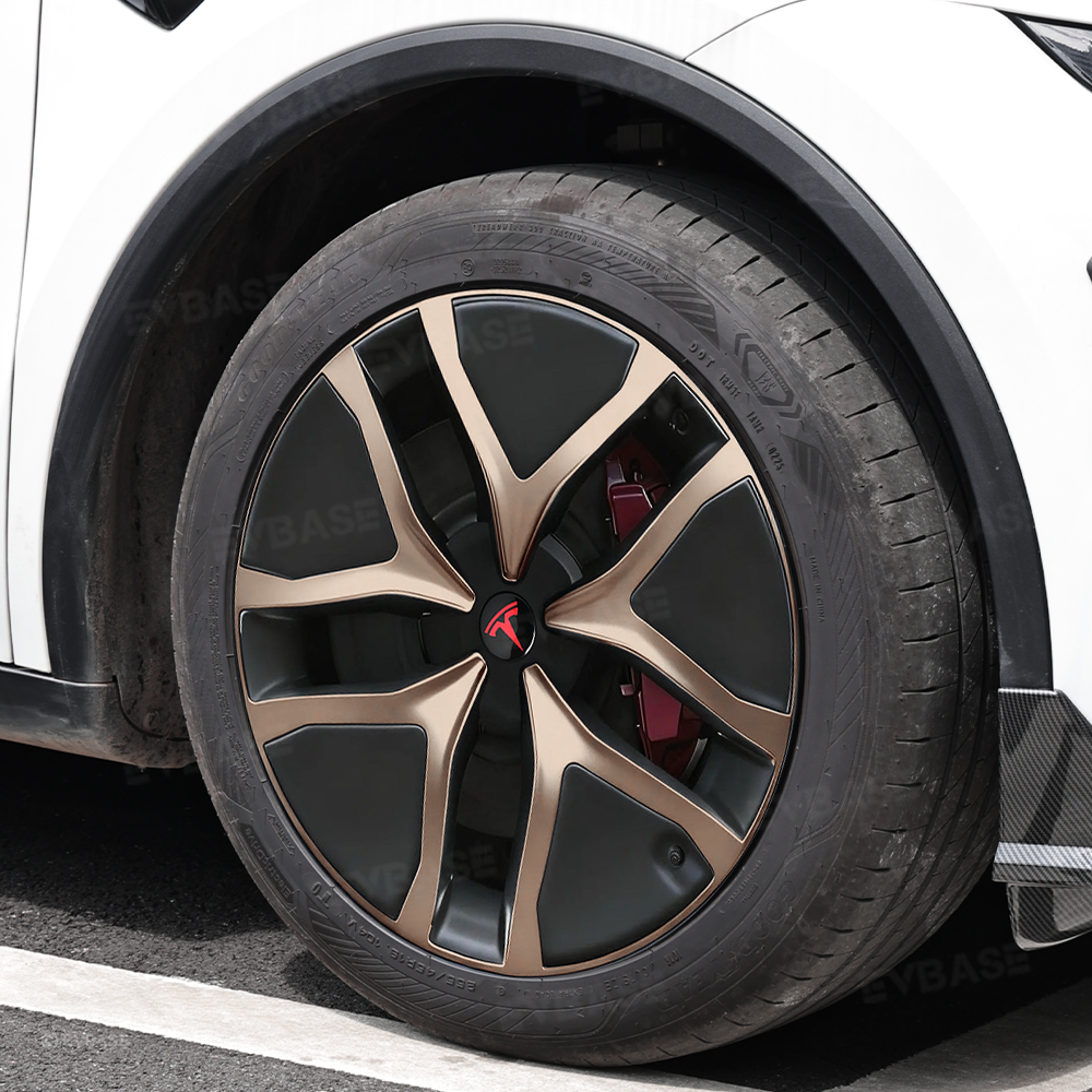 Model Y Juniper Wheel Covers 19 Inch Wheels Hubcaps Performance Look