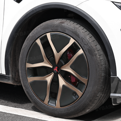 Model Y Juniper Wheel Covers 19 Inch Wheels Hubcaps Performance Look