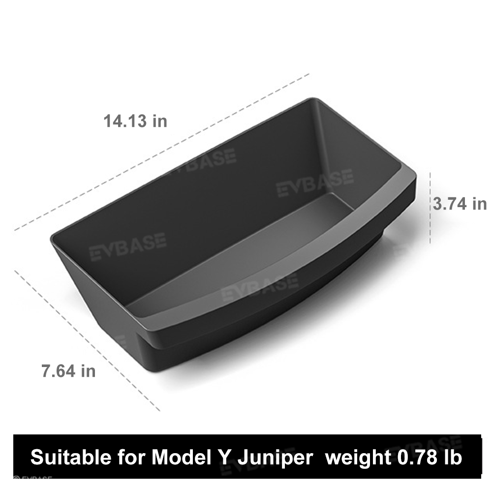 Model Y/ Y Juniper Under Seat Storage Box for Tesla Hidden TPE Organizer Tray