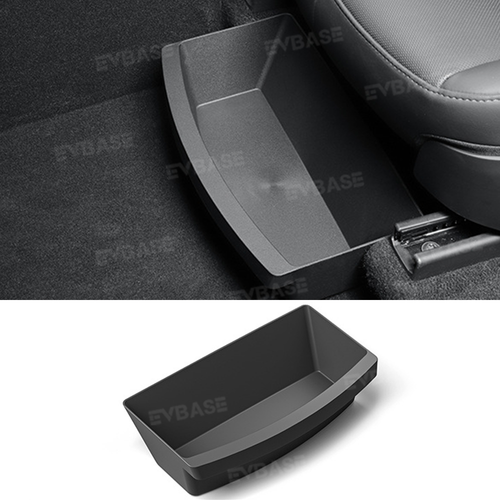 Model Y/ Y Juniper Under Seat Storage Box for Tesla Hidden TPE Organizer Tray