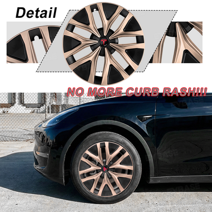 Model Y/ Y Juniper 19 Inch Wheel Covers Performance-Inspired Wheels Hubcaps for Tesla