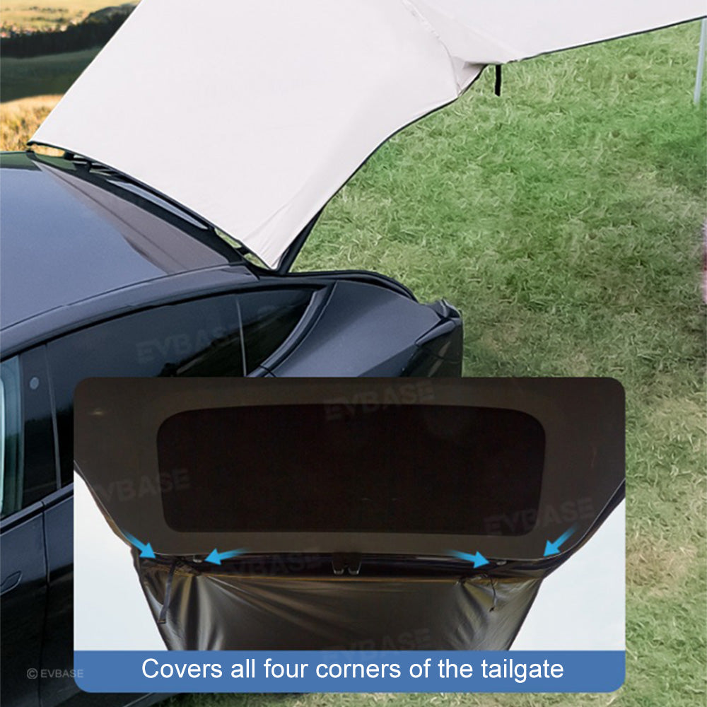 Model Y/ Y Juniper Camping Tent Tailgate Awning Tent Waterproof Oxford Cloth Sunshade for Tesla