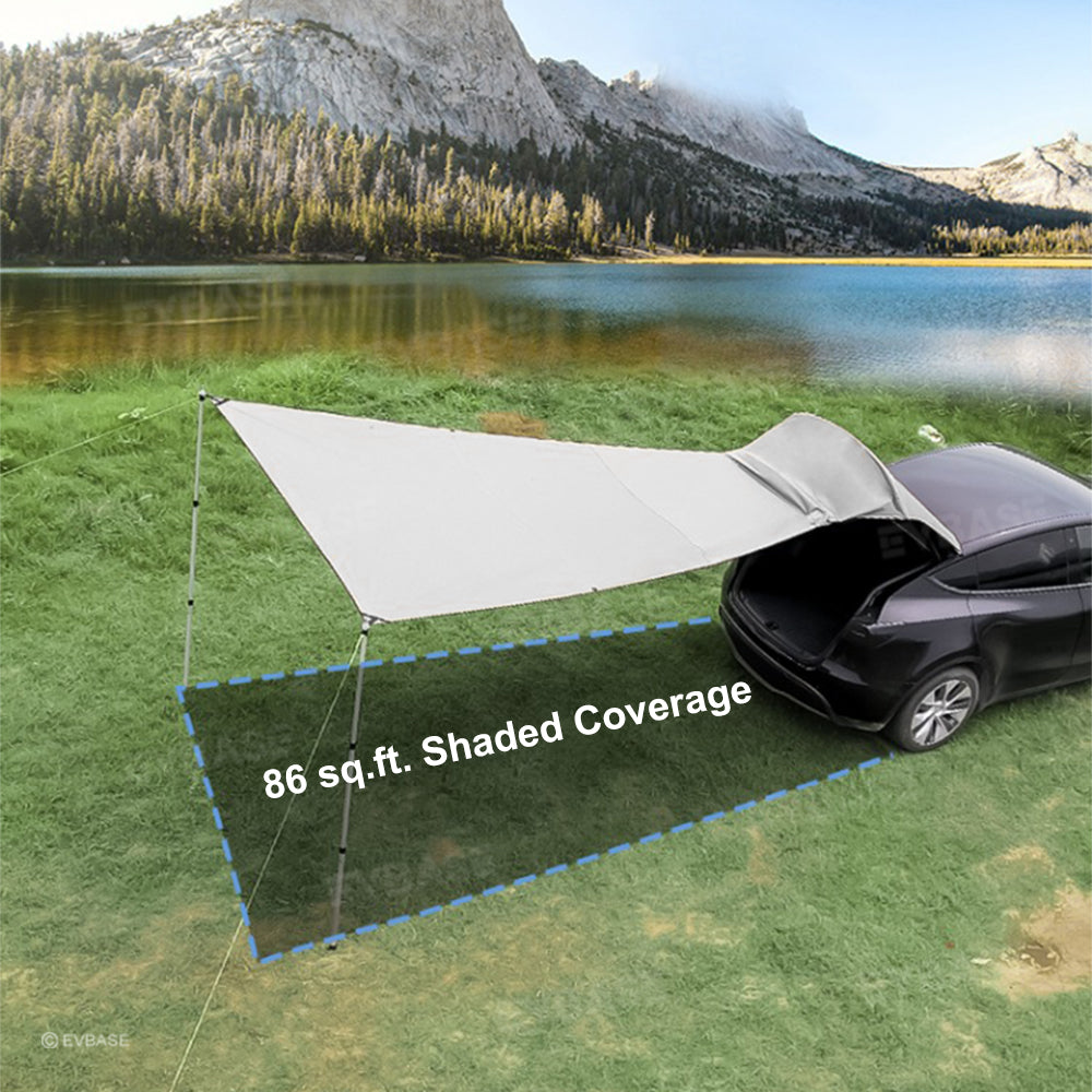 Model Y/ Y Juniper Camping Tent Tailgate Awning Tent Waterproof Oxford Cloth Sunshade for Tesla
