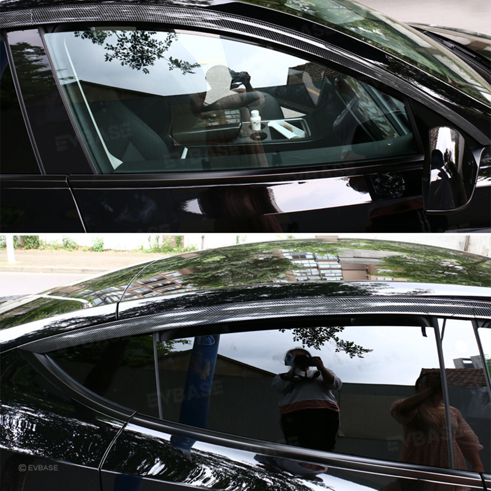 Model Y/ Y Juniper Rain Guards Side Window Visors ABS Wind Deflectors for Tesla