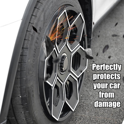 Model Y/ Y Juniper Wheel Covers 19 Inch Hex Wedge Hubcaps Honeycomb Wheels Style for Tesla