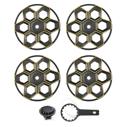Model Y/ Y Juniper Wheel Covers 19 Inch Hex Wedge Hubcaps Honeycomb Wheels Style for Tesla