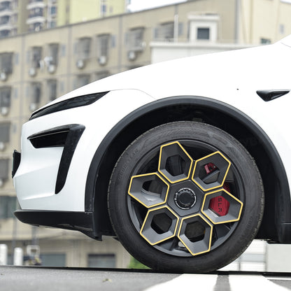 Model Y/ Y Juniper Wheel Covers 19 Inch Hex Wedge Hubcaps Honeycomb Wheels Style for Tesla
