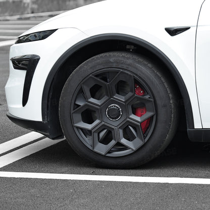 Model Y/ Y Juniper Wheel Covers 19 Inch Hex Wedge Hubcaps Honeycomb Wheels Style for Tesla