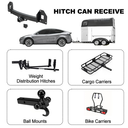 Model Y/ Y Juniper Trailer Hitch Multifunctional Tow Hitch Receiver