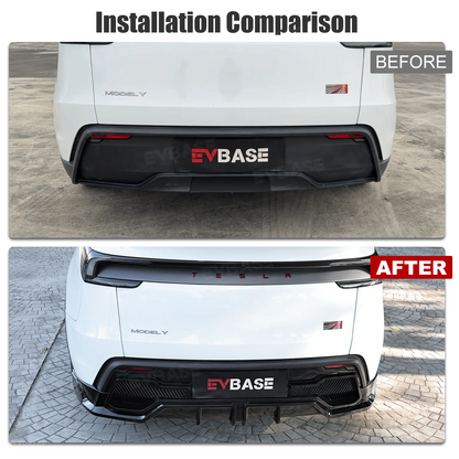 Model Y Juniper Rear Diffuser Aerodynamic Rear Bumper Diffuser Lip Extension Splitter