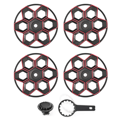 Model Y/ Y Juniper Wheel Covers 19 Inch Hex Wedge Hubcaps Honeycomb Wheels Style for Tesla