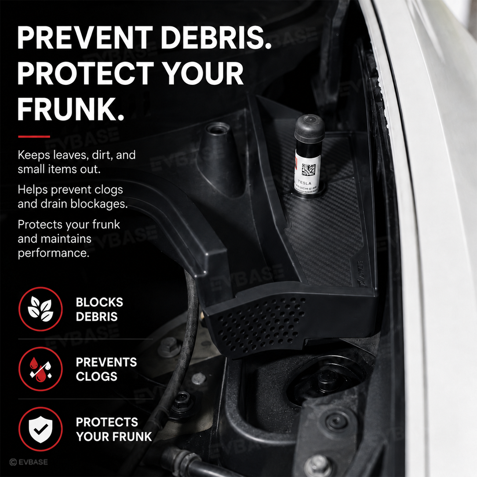 Model Y Juniper/ 3 Highland Frunk Guard All-Weather ABS Full Coverage Water Diversion Cover for Tesla