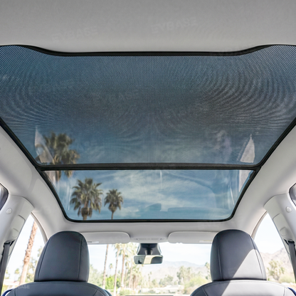 Model Y Juniper/ 3 Highland Glass Roof Sunshade Heat Insulation UV Protection Sun Visor OEM-Style Sunroof & Rear Window Sun Shade