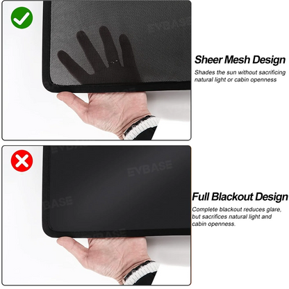Model Y Juniper/ 3 Highland Glass Roof Sunshade Heat Insulation UV Protection Sun Visor OEM-Style Sunroof & Rear Window Sun Shade
