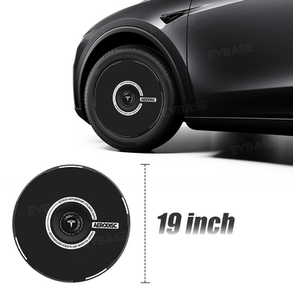 Model Y Juniper Aero Wheel Covers Custom UV-Printed Graphic Hubcaps for Tesla 18/19/20/21 Inch Wheels