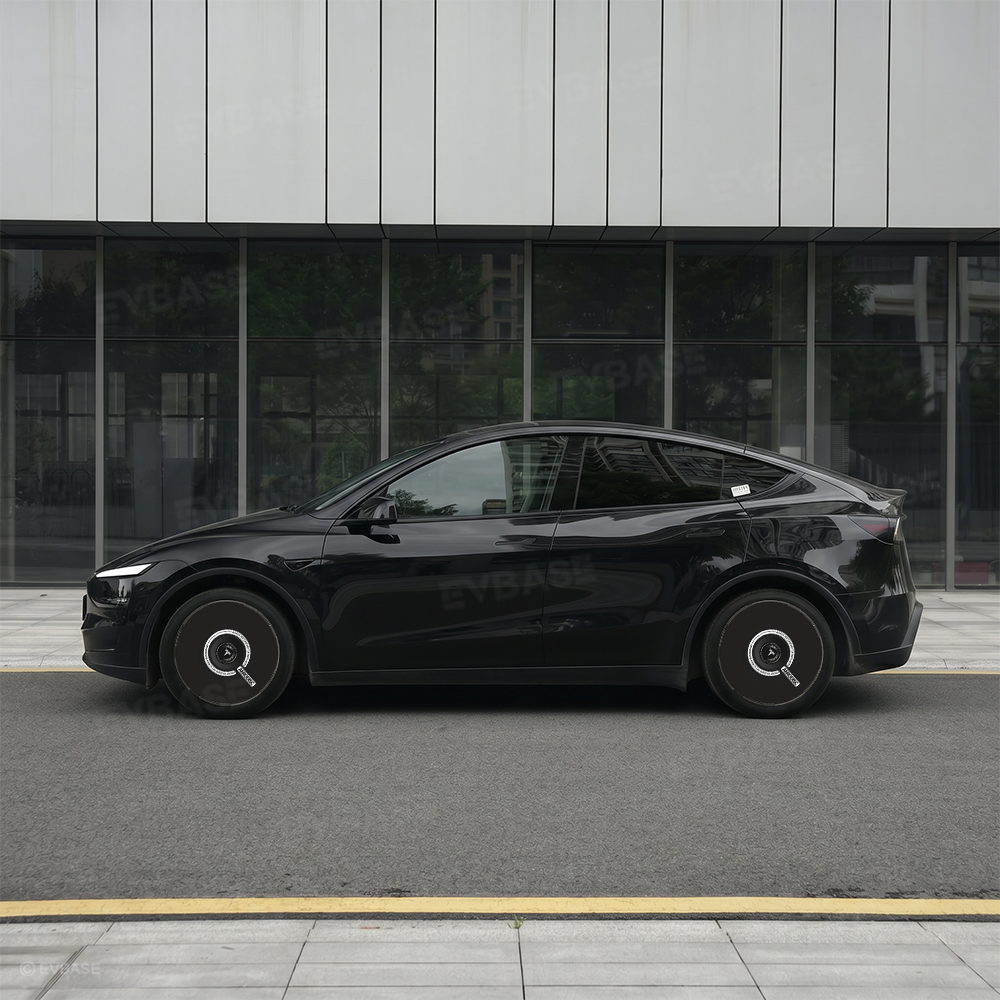 Model Y Juniper Aero Wheel Covers Custom UV-Printed Graphic Hubcaps for Tesla 18/19/20/21 Inch Wheels