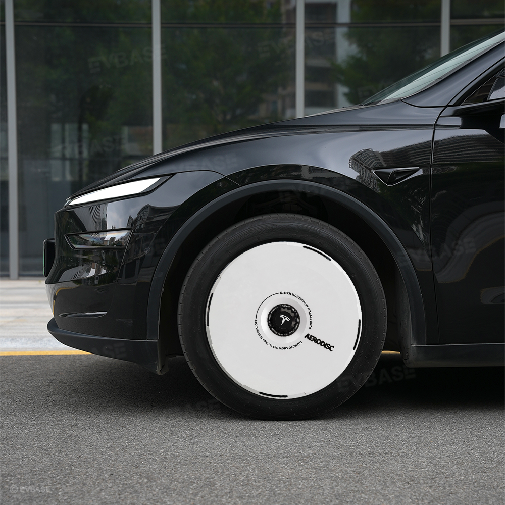 Model Y Juniper Aero Wheel Covers Custom UV-Printed Graphic Hubcaps for Tesla 18/19/20/21 Inch Wheels