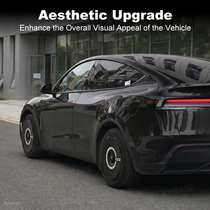 Model Y Juniper Aero Wheel Covers Custom UV-Printed Graphic Hubcaps for Tesla 18/19/20/21 Inch Wheels