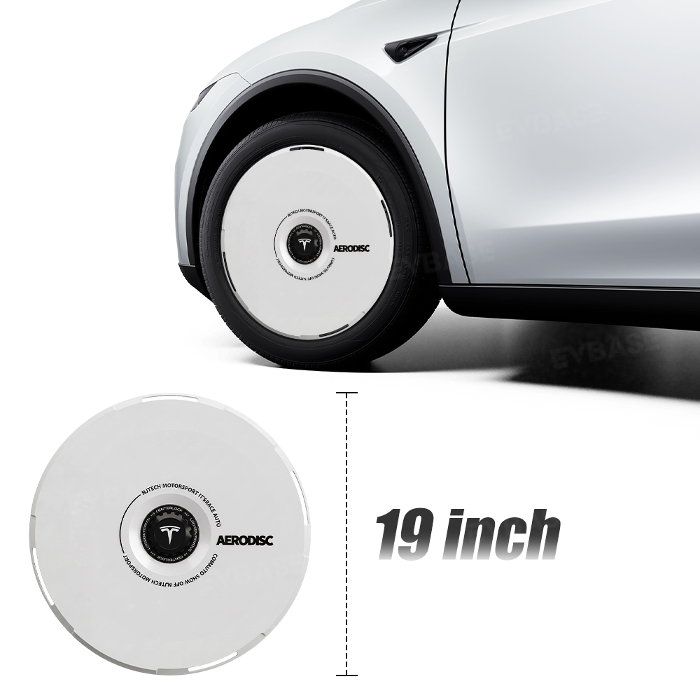 Model Y Juniper Aero Wheel Covers Custom UV-Printed Graphic Hubcaps for Tesla 18/19/20/21 Inch Wheels