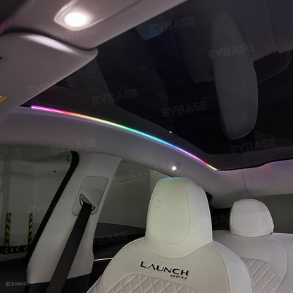 Model Y/ Y Juniper & Model 3/ 3 Highland Roof Ambient Lighting Sunroof Streamer Lights with Smart APP Control