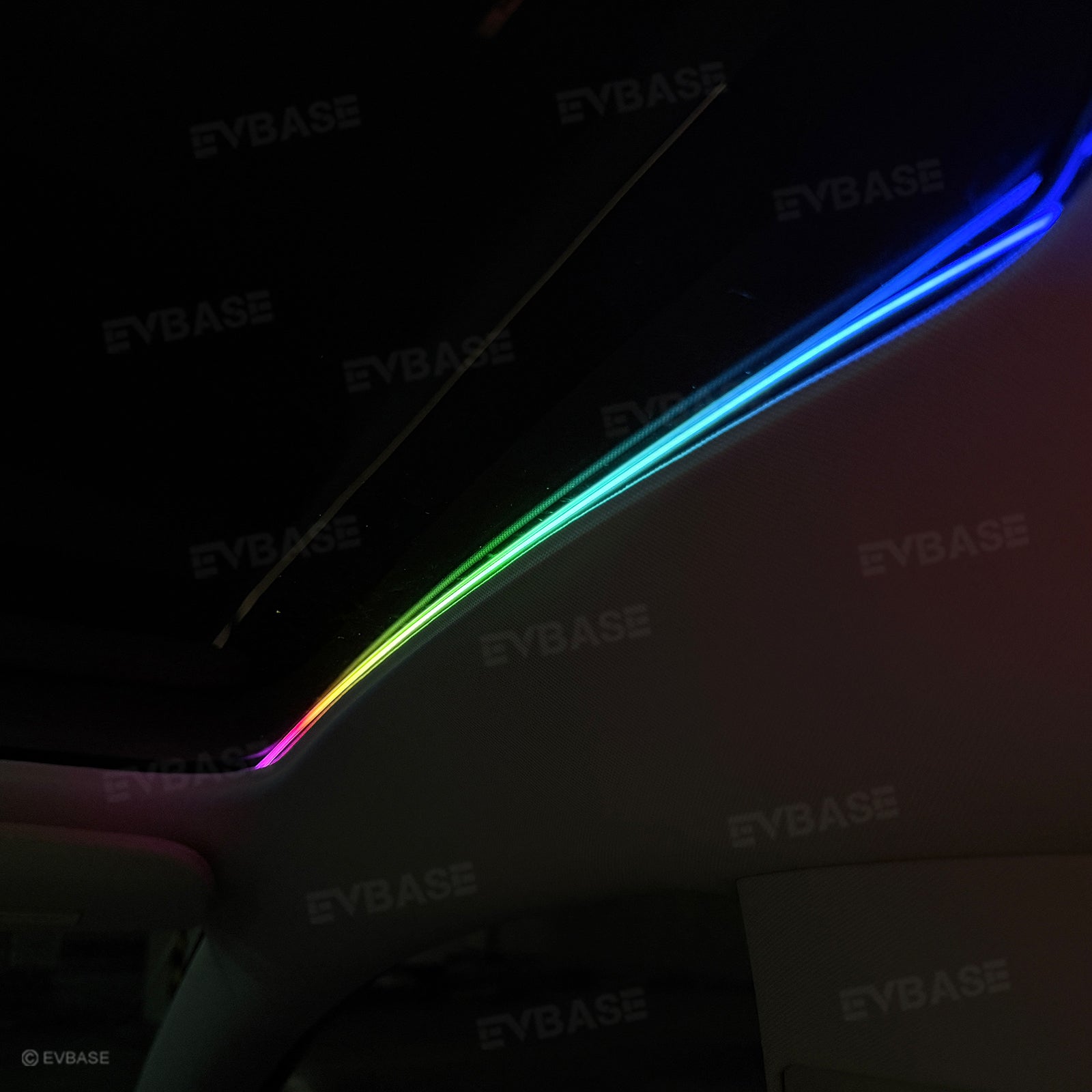 Model Y/ Y Juniper & Model 3/ 3 Highland Roof Ambient Lighting Sunroof Streamer Lights with Smart APP Control