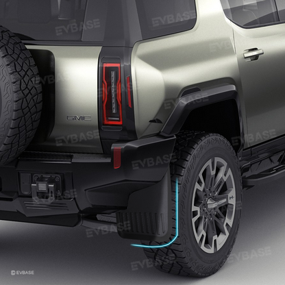 Mud Flaps Rear Splash Guards All Weather Protection for Hummer EV Pickup