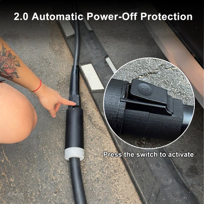 NACS to CCS1 Adapter with Extension Cable Max 350A/1000V Fast Charge CCS1 EVs at Tesla Superchargers