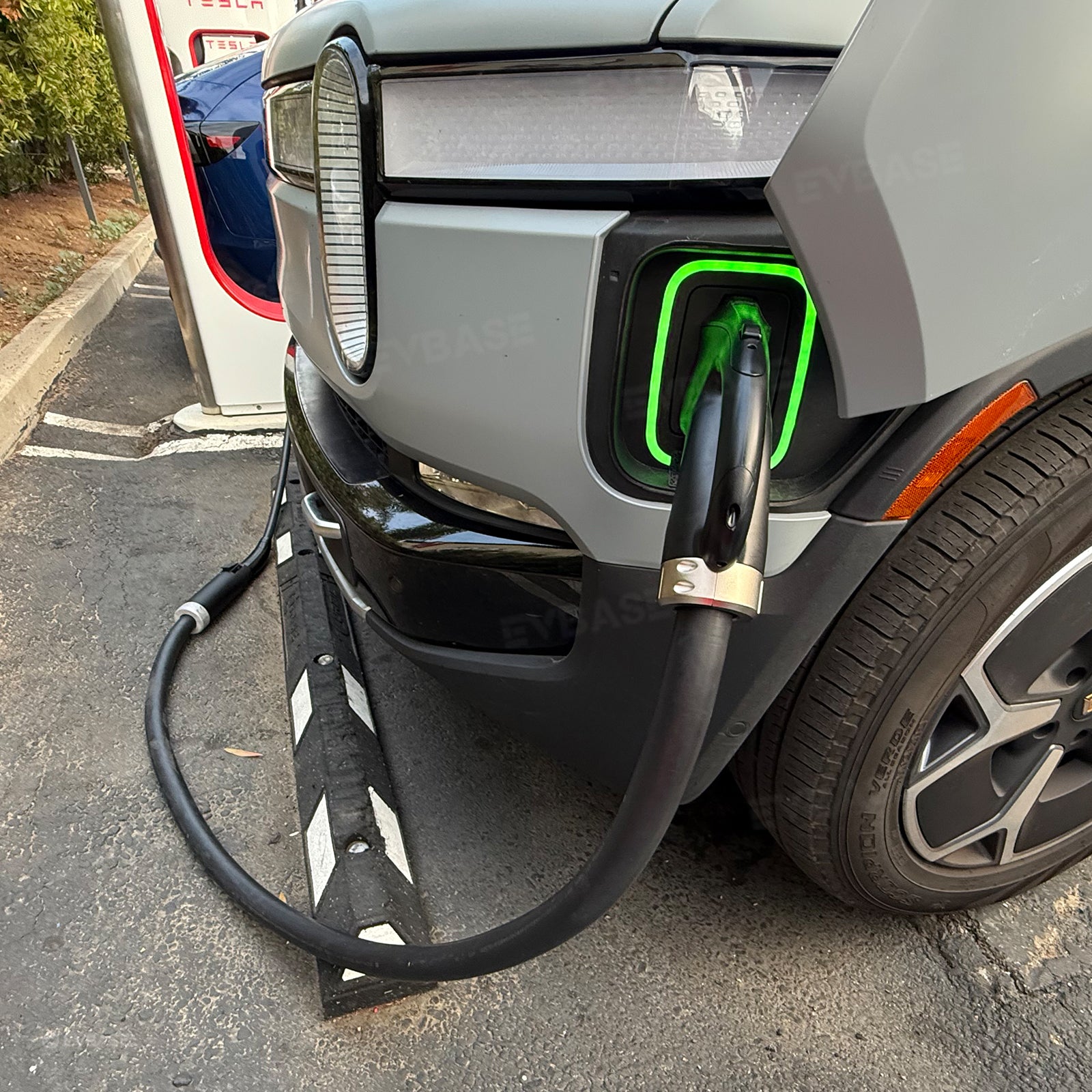 NACS to CCS1 Adapter with Extension Cable Max 350A/1000V Fast Charge CCS1 EVs at Tesla Superchargers