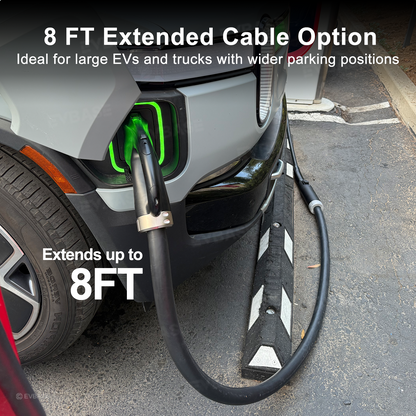 NACS to CCS1 Adapter with Extension Cable Max 350A/1000V Fast Charge CCS1 EVs at Tesla Superchargers
