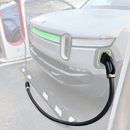 NACS to CCS1 Adapter with Extension Cable Max 350A/1000V Fast Charge CCS1 EVs at Tesla Superchargers