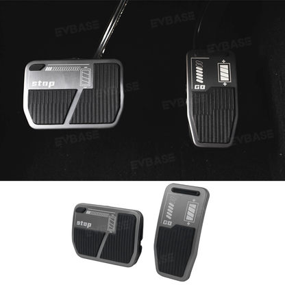 New Brake Pedal Covers Model 3 Y Non-Slip Performance Foot Silver Pedal Covers for Tesla