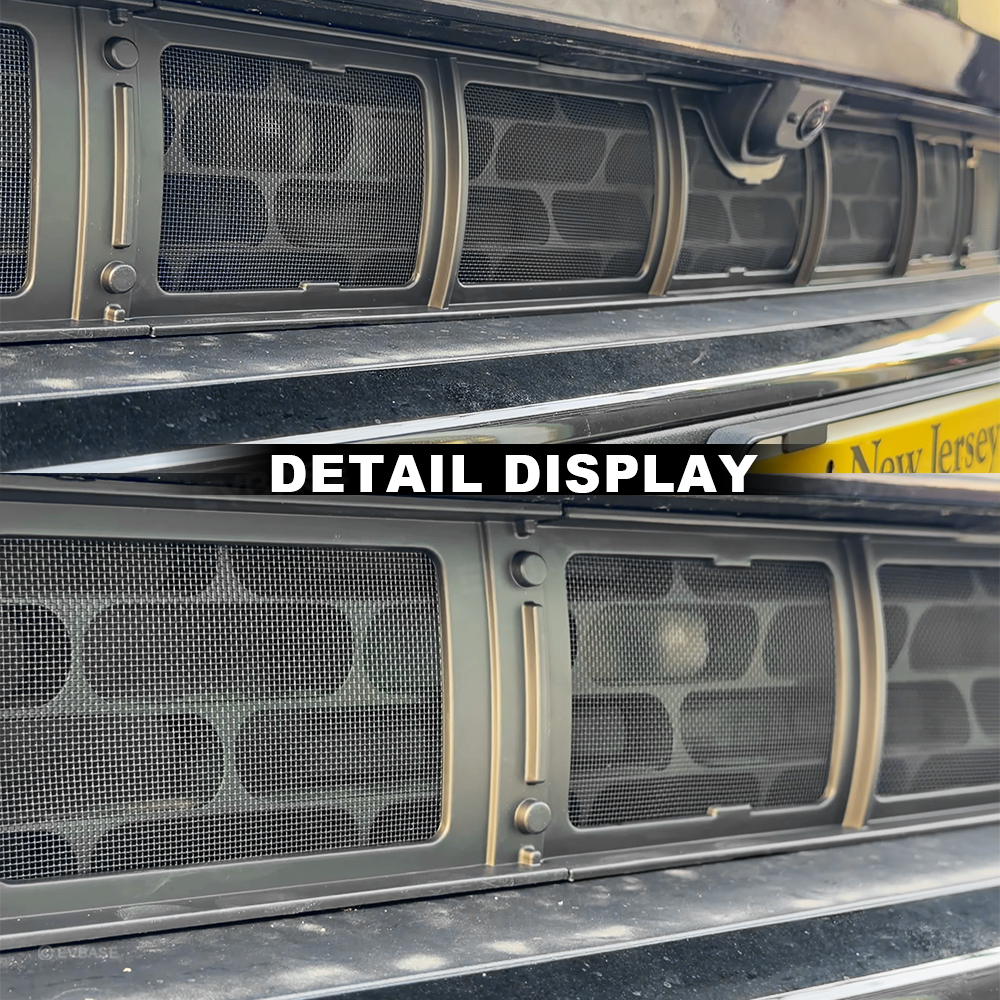 Grille Mesh Insert for Rivian R1T/ R1S Radiator Protective Mesh Grille Panel Bug & Debris Protector